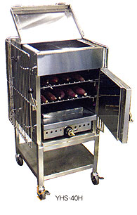 キッチン用品OKUTSUNET】業務用ガス焼き芋機（焼き芋焼き器）YHS-40